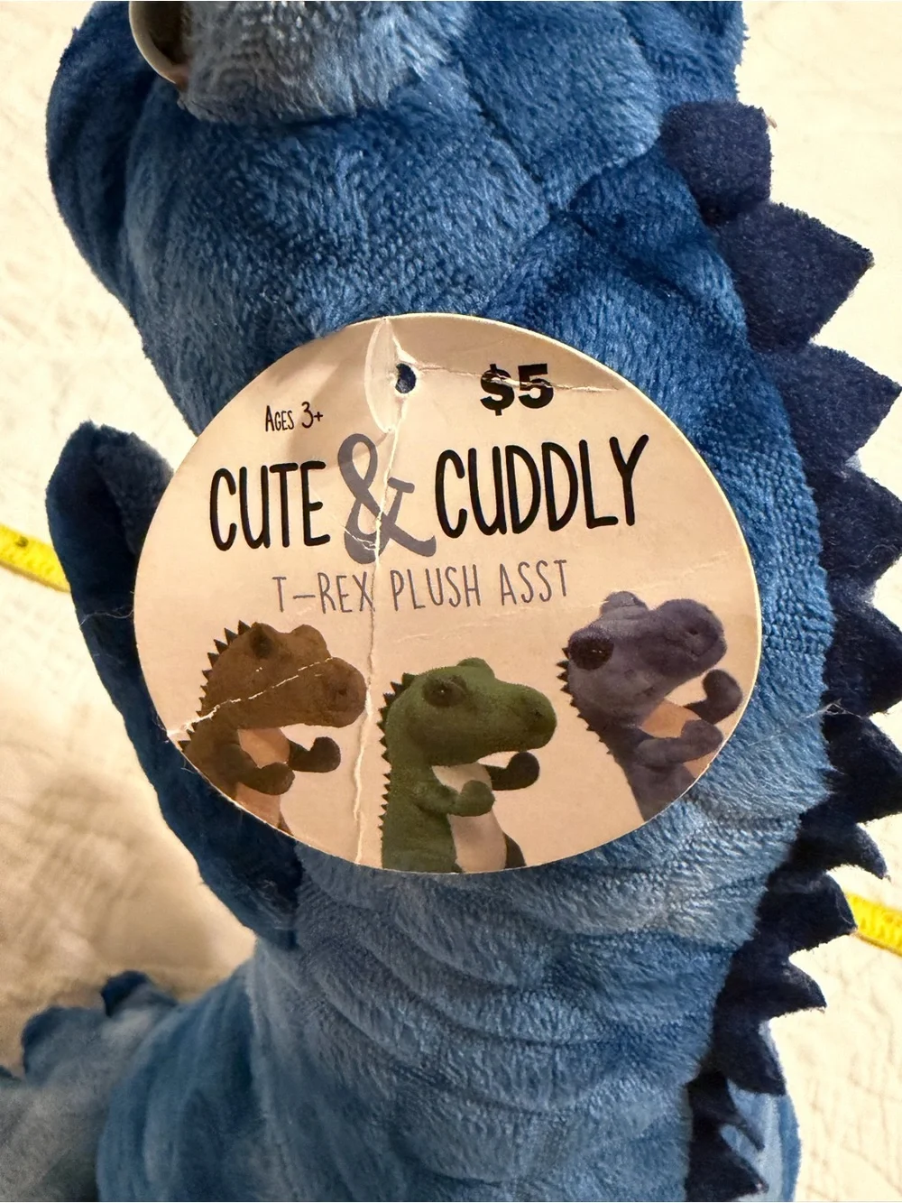2 for$5✨Cute & Cuddly Blue Dinosaur Plush 13 Inch